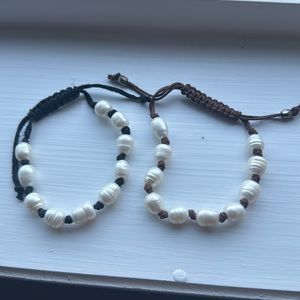 Bundle of 2 beaded bracelets